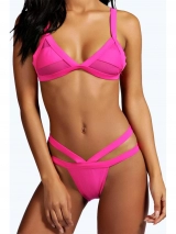 divat neon bandázs bikini