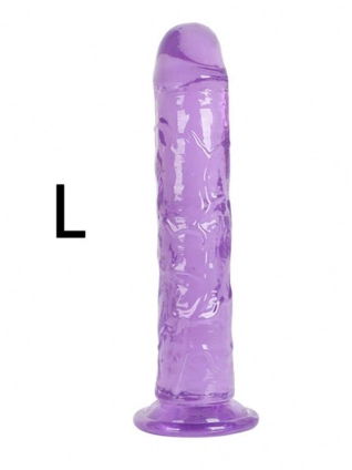 nagy tapadókorongos L crystal dildó