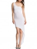 aszimmetrikus fehér ruha