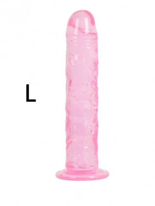 nagy tapadókorongos L crystal dildó